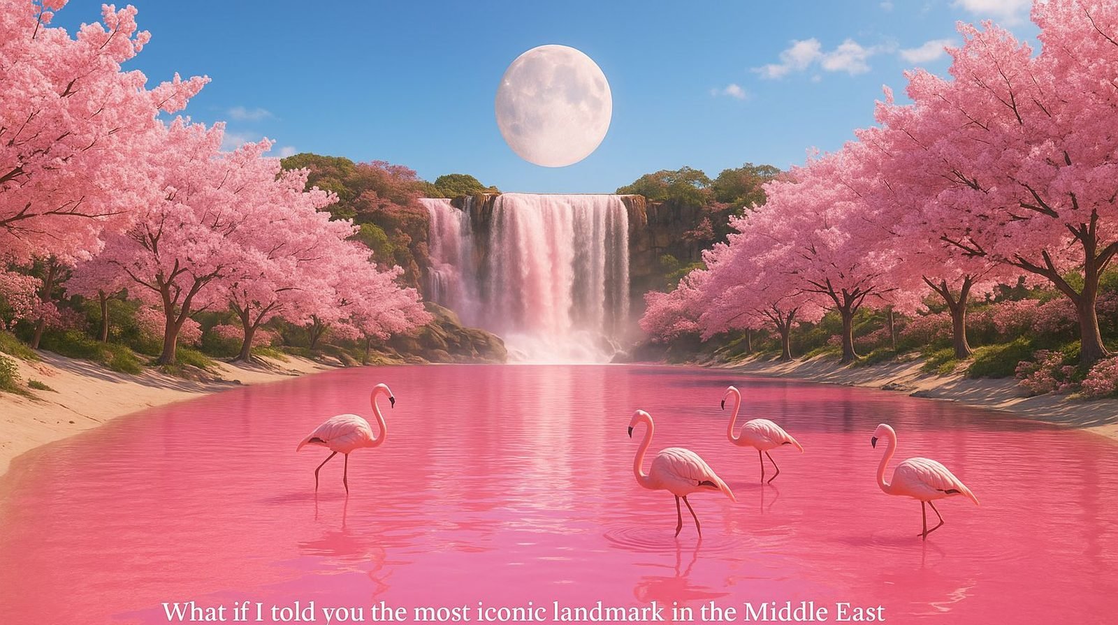 Luna Rose lagoon at dusk